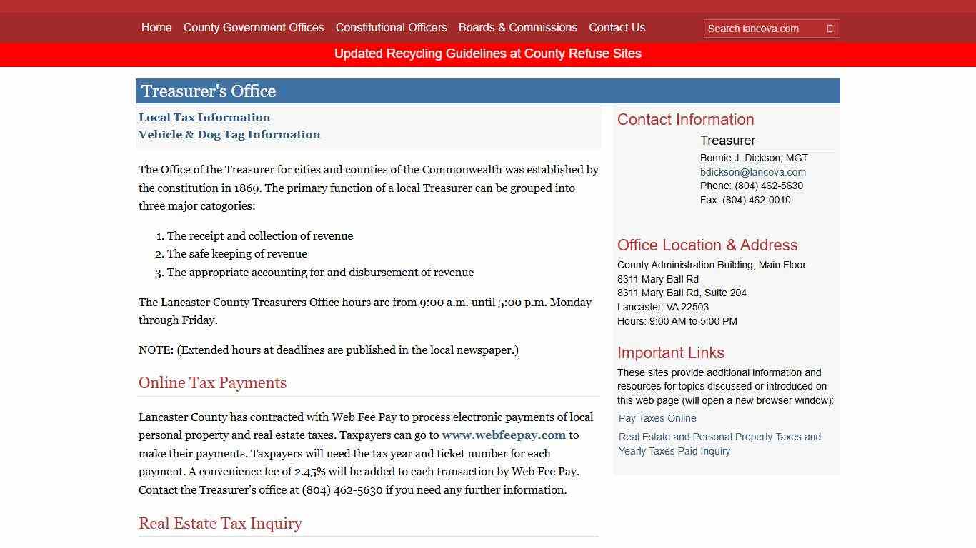 Lancaster County, Virginia